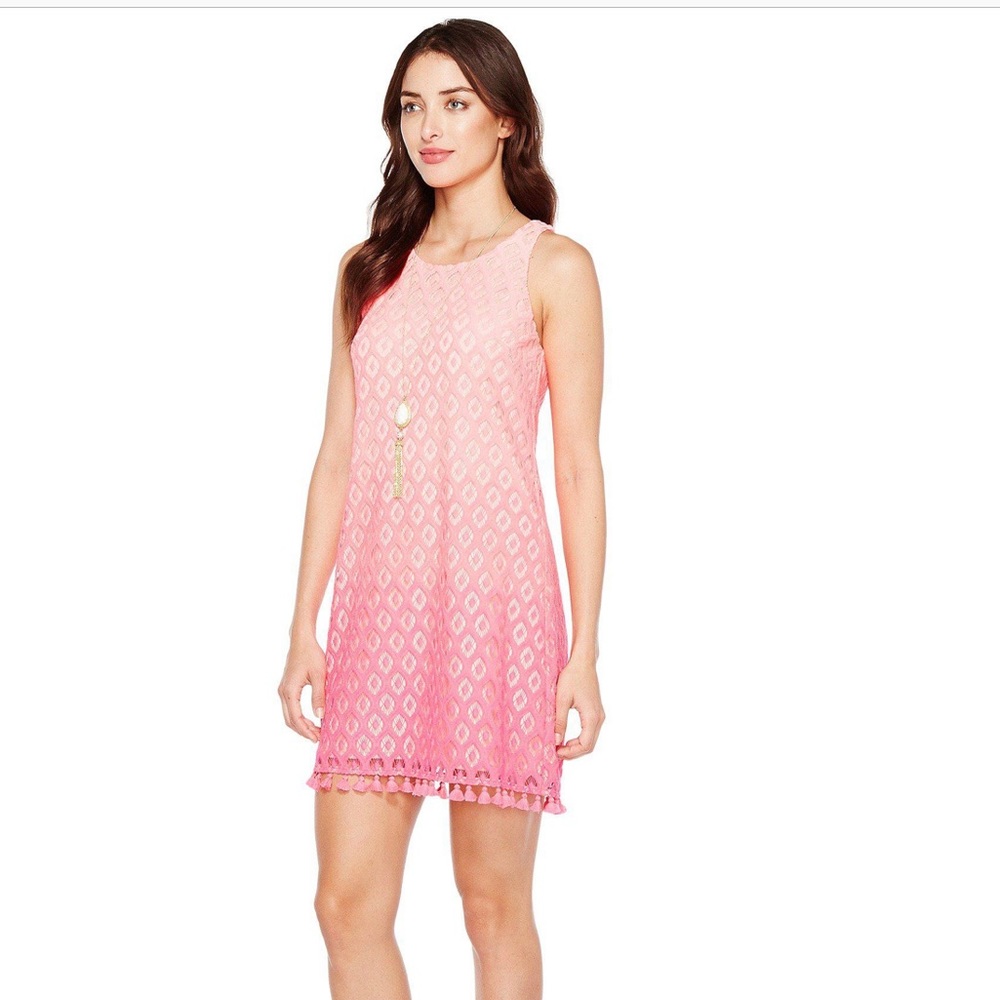 Lilly Pulitzer Marquette shift, pink ombré